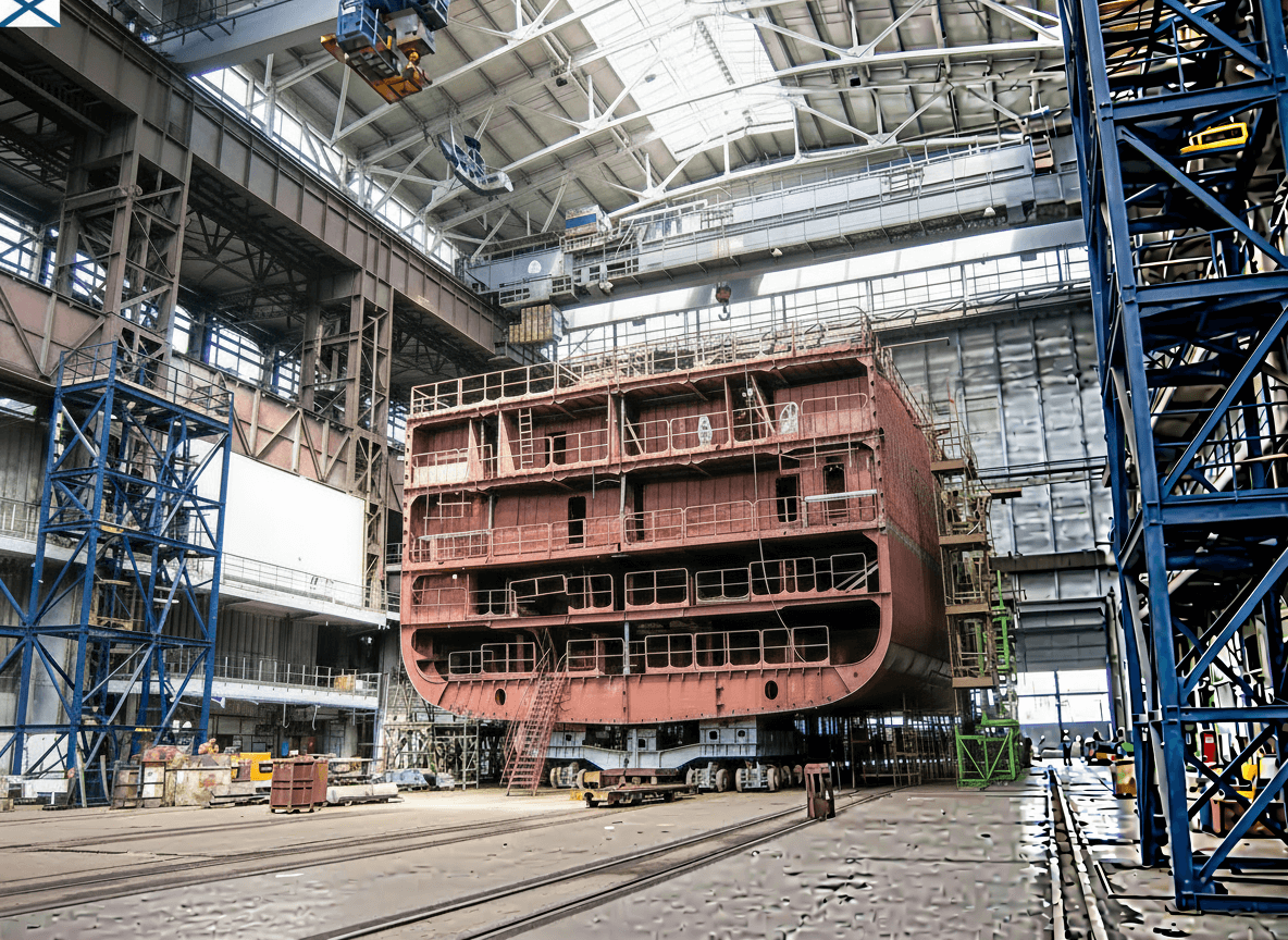 Work in shipyard
