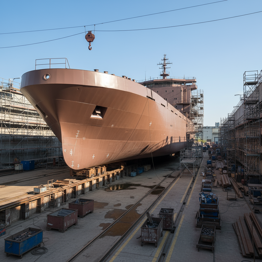 Work in shipyard